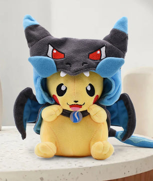 Pokemon Pikachu Plush Figure Cosplaying Charizard X Version B