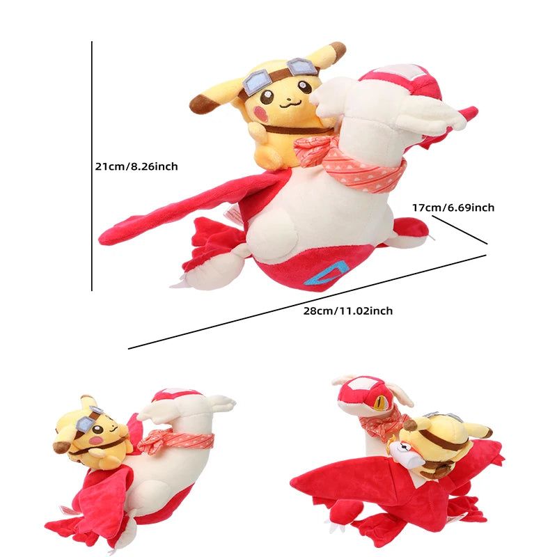 Pokemon Plush - 11 inch Pikachu Riding Latias Plush