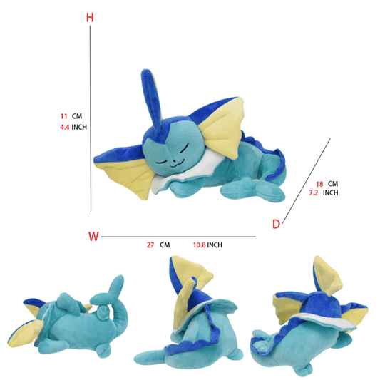 Pokemon Plush - 11 Inch Vaporeon Plush Anime Sleep Pillow