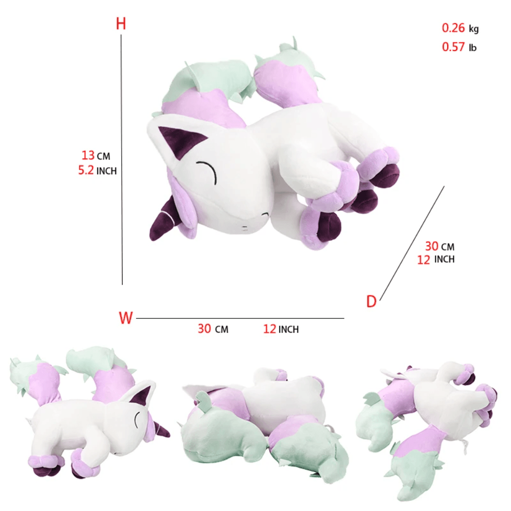 Pokemon Plush - 12 Inch Galarian Ponyta Plush Anime Sleep Pillow