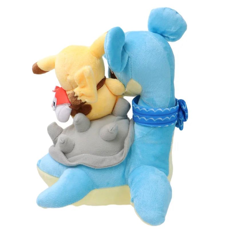 Pokemon Plush - 8 inch Pikachu Riding Lapras Plush