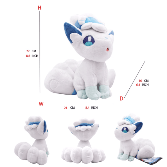 Pokemon Plush Alolan Vulpix Plush 9 Inch Anime Plush