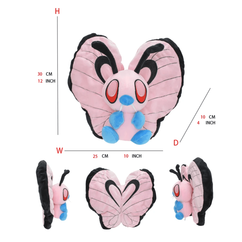 Pokemon Plush Butterfree Plush 12 Inch Anime Plush