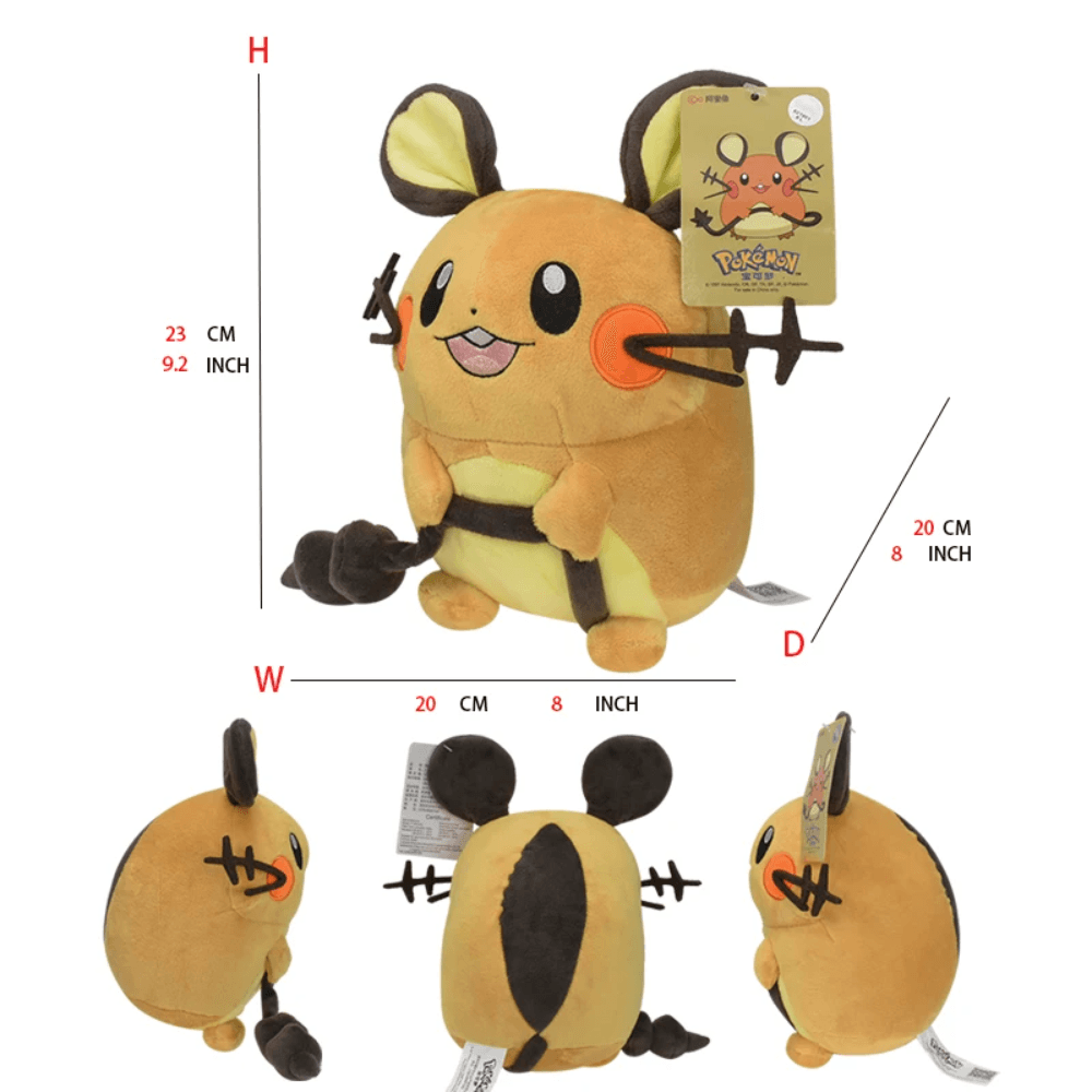 Pokemon Plush Dedenne Plush 9 Inch Anime Plush