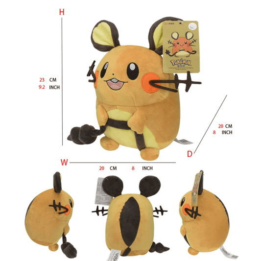 Pokemon Plush Dedenne Plush 9 Inch Anime Plush