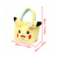 Pokemon Plush Flip Handbag - Pikachu Squirtle Plush Bag