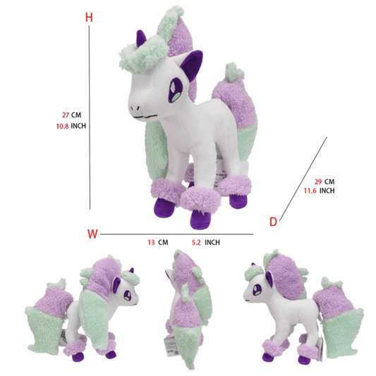 Pokemon Plush Galarian Ponyta Plush 12 Inch Anime Plush