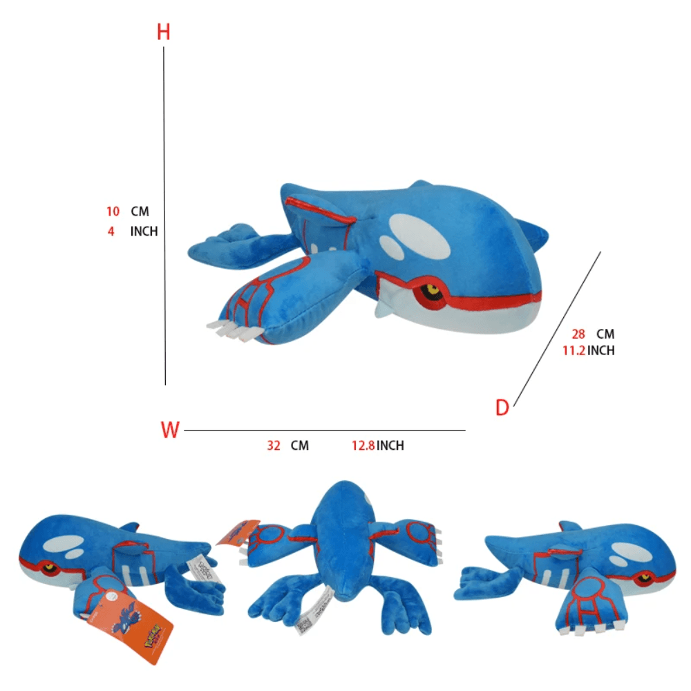 Pokemon Plush Kyogre Plush 13 Inch Anime Plush