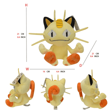 Pokemon Plush Meowth Plush 8 Inch Anime Plush