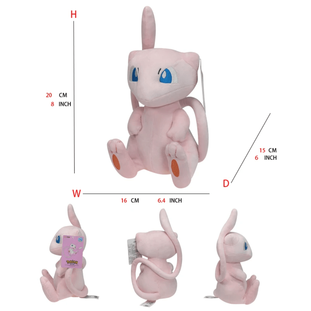 Pokemon Plush Mew Plush 8 Inch Anime Plush