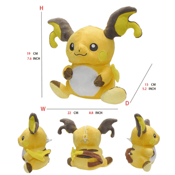 Pokemon Plush Raichu Plush 9 Inch Anime Plush