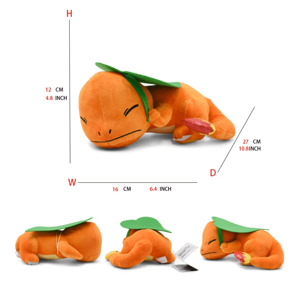 Pokemon Plush Sleepy Charmander Plush 11 Inch Anime Plush