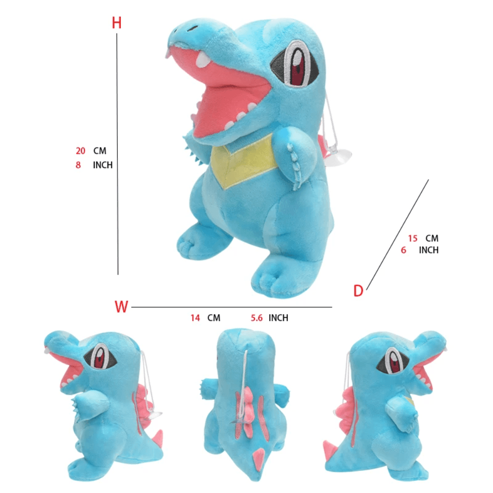 Pokemon Plush Totodile Plush 8 Inch Anime Plush