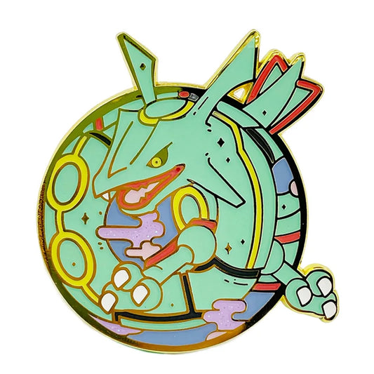 Pokemon Rayquaza Enamel Pin Brooch