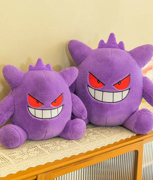 Pokemon Sitting Gengar Plush Toy Soft Stuffed Anime Plush