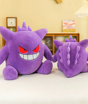 Pokemon Sitting Gengar Plush Toy Soft Stuffed Anime Plush