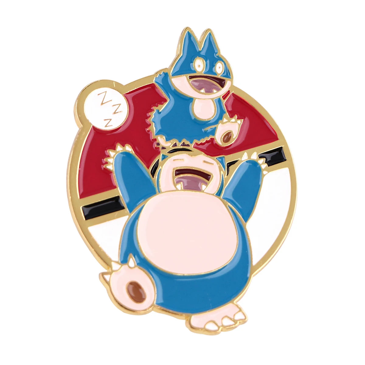 Pokemon Snorlax Enamel Pin Brooch