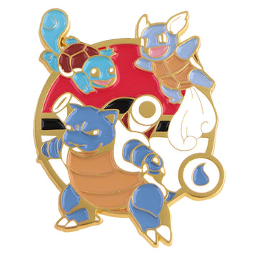 Pokemon Squirtle Evolutions Enamel Pin Brooch