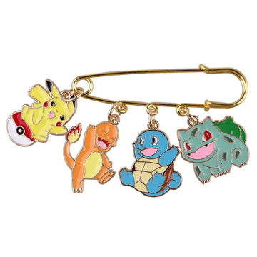 Pokemon Starters Enamel Pin Brooches