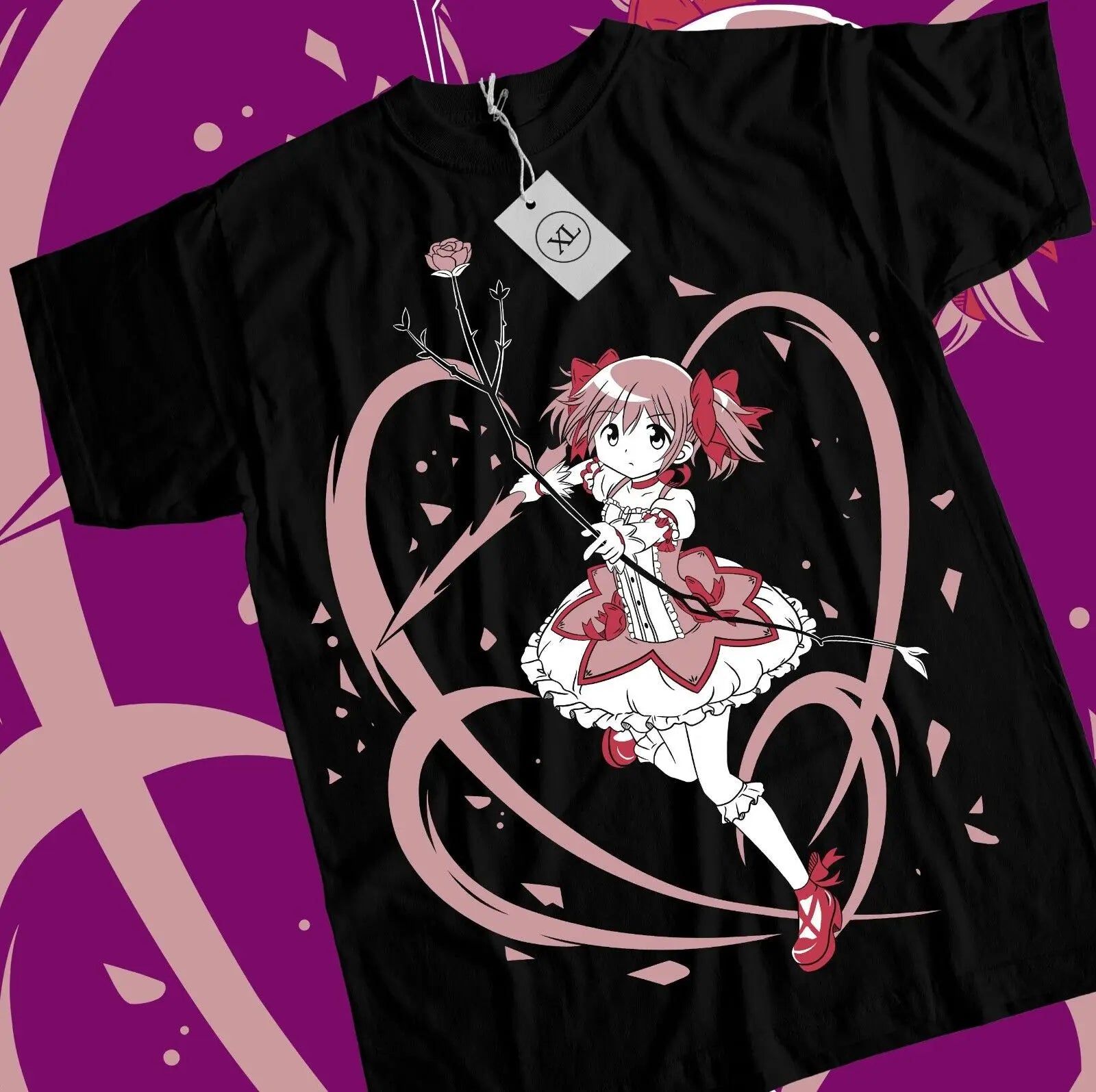 Puella Magi Madoka Magica Shirt Madoka Kaname Cotton Anime Shirt