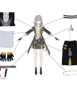 Rolecos Honkai Star Rail Female Trailblazer Cosplay Costume Set