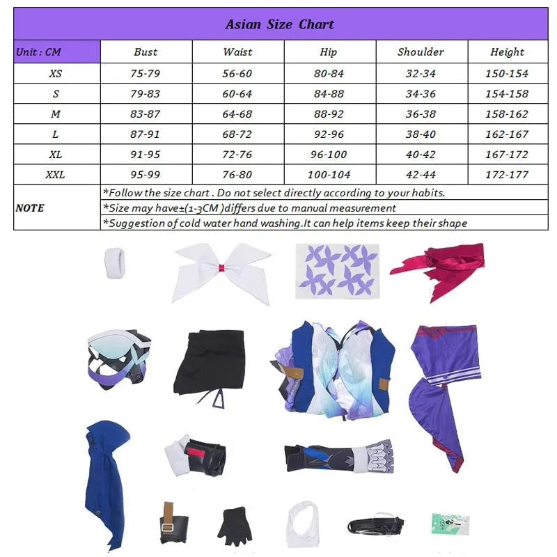 Asian suit hot sale size chart