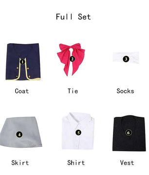 Rolecos Oshi no Ko Ruby Kana Anime Cosplay School Uniform
