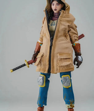 Romankey 6" Female Action Figure Hooded Windbreaker Accessory