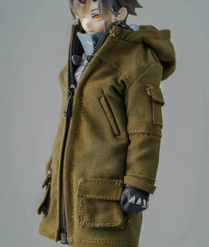 Romankey 6" Female Action Figure Hooded Windbreaker Accessory