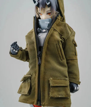 Romankey 6" Female Action Figure Hooded Windbreaker Accessory