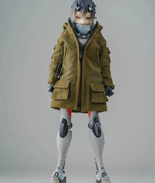 Romankey 6" Female Action Figure Hooded Windbreaker Accessory