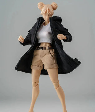 Romankey 6" Female Action Figure Hooded Windbreaker Accessory