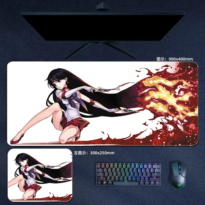 Sailor Moon Sailor Mars Mouse Pad Anime Desk Mat