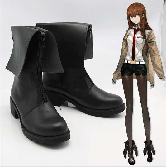 Steins Gate Kurisu Makise Anime Cosplay Boots Custom Tailor Made