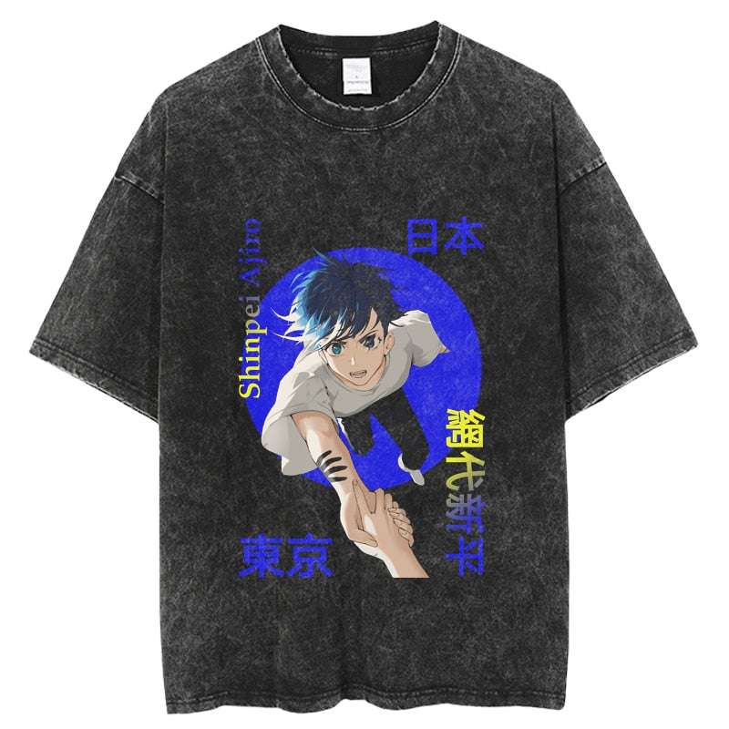 Summer Time Rendering Shirt Shinpei Oversized Anime Shirt
