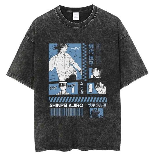 Summer Time Rendering Shirt Shinpei Oversized Anime Shirt Graphic