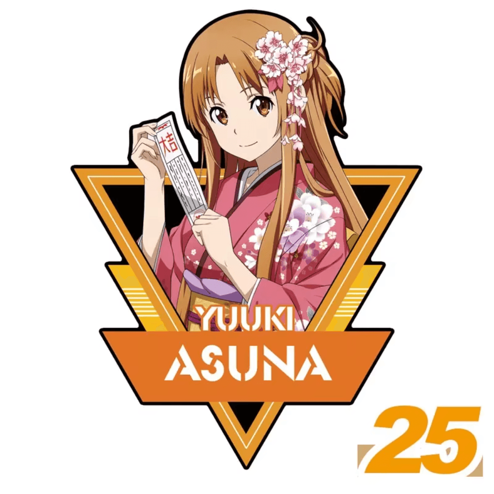 Sword Art Online Asuna PC Case Sticker Anime Sticker Decals