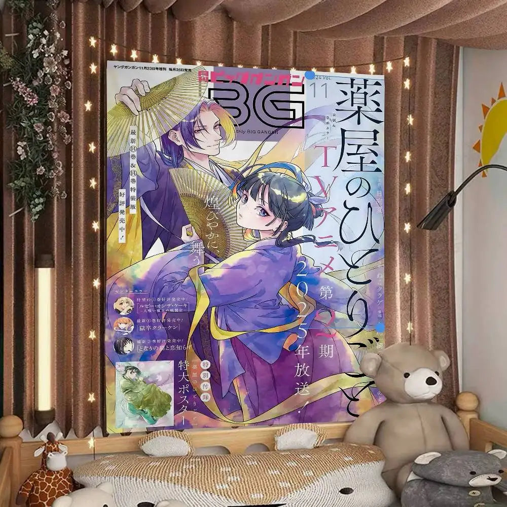 The Apothecary Diaries Maomao & Jinshi Tapestry - Anime Home Decor