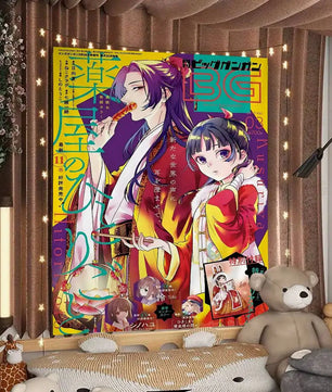 The Apothecary Diaries Maomao & Jinshi Tapestry - Versatile Anime Home Decor