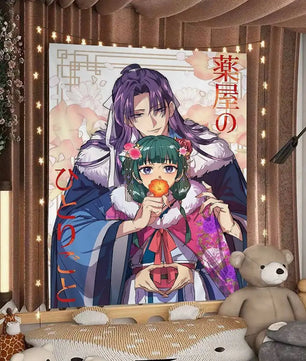 The Apothecary Diaries Maomao & Jinshi Tapestry - Versatile Anime Home Decor
