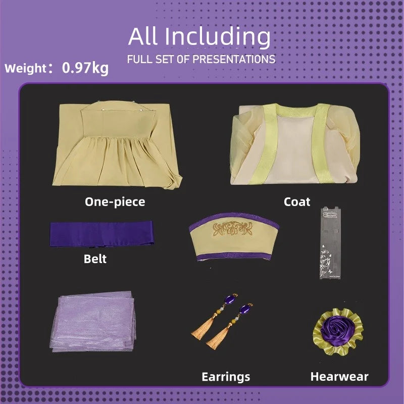 The Apothecary Diaries Maomao Dress Cosplay 8pc Anime Cosplay Set