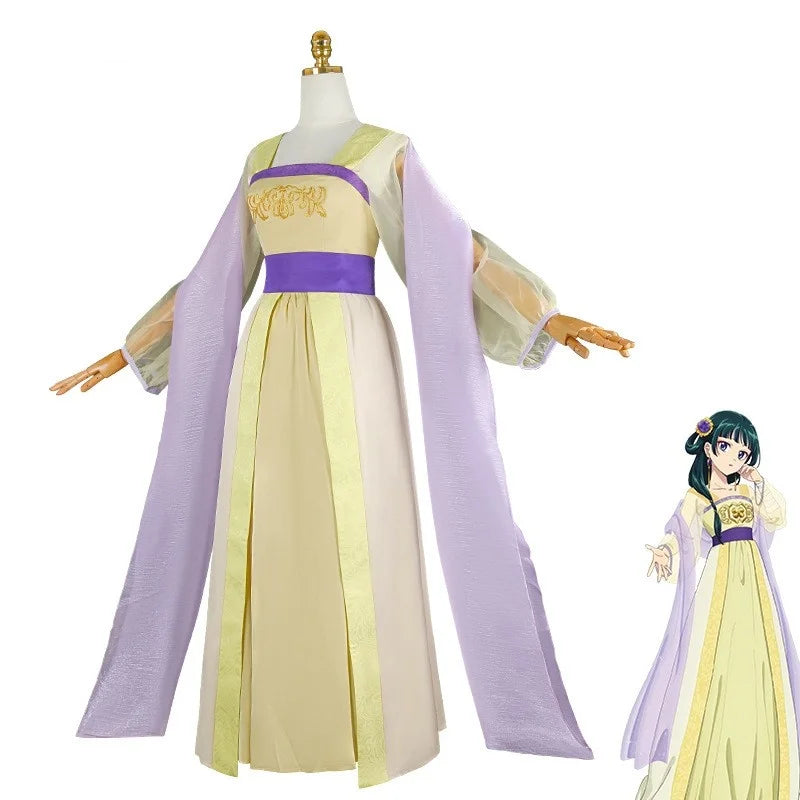 The Apothecary Diaries Maomao Dress Cosplay 8pc Anime Cosplay Set