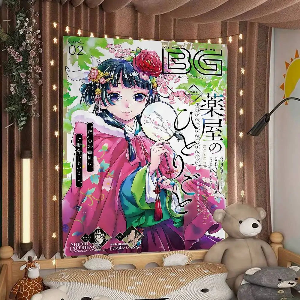 The Apothecary Diaries Maomao Tapestry - Versatile Anime Home Decor