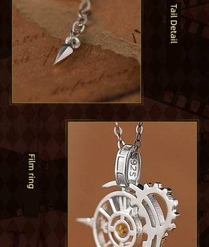 Time Agent Link Click Cheng Necklace Pendant 925 Sterling Silver