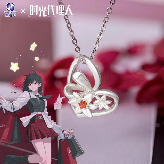 Time Agent Link Click Qiao Ling Necklace Pendant 925 Sterling Silver