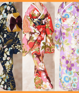 Traditional Japanese Kimono Accessory For 6-Inch Female Action Figure