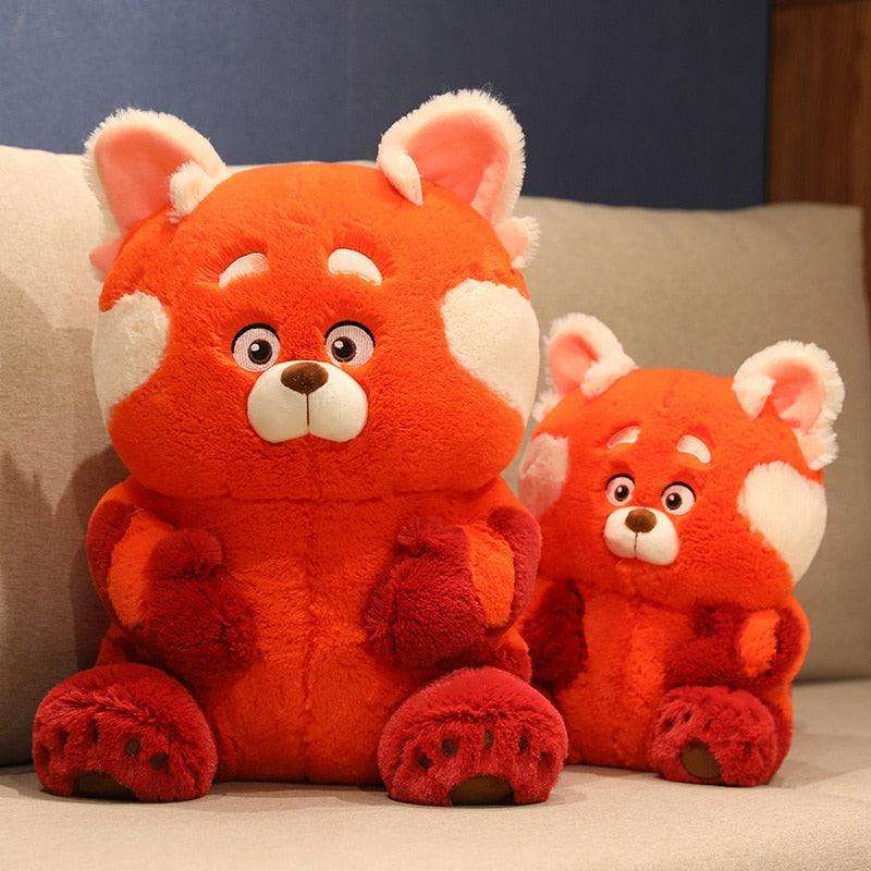 Turnings Red Plush Toys Cute Anime Panda Bear Plushies Pillow Stuffed Animal