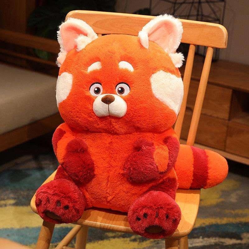 Turnings Red Plush Toys Cute Anime Panda Bear Plushies Pillow Stuffed Animal