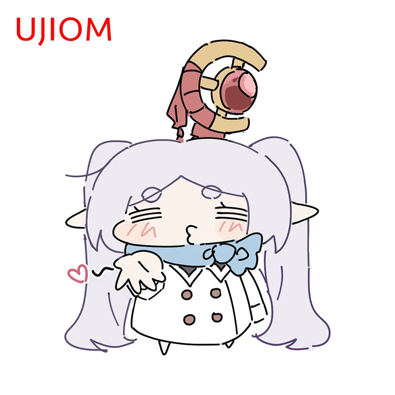 UJIOM Chibi Frieren Sticker Anime Sticker Decal