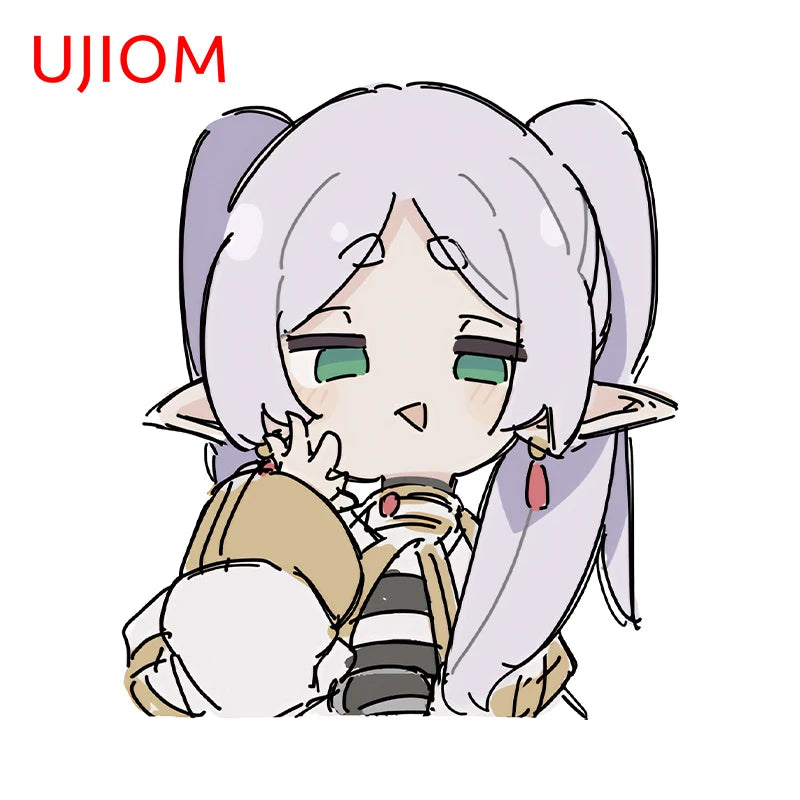 UJIOM Chibi Frieren Sticker Anime Sticker Decal